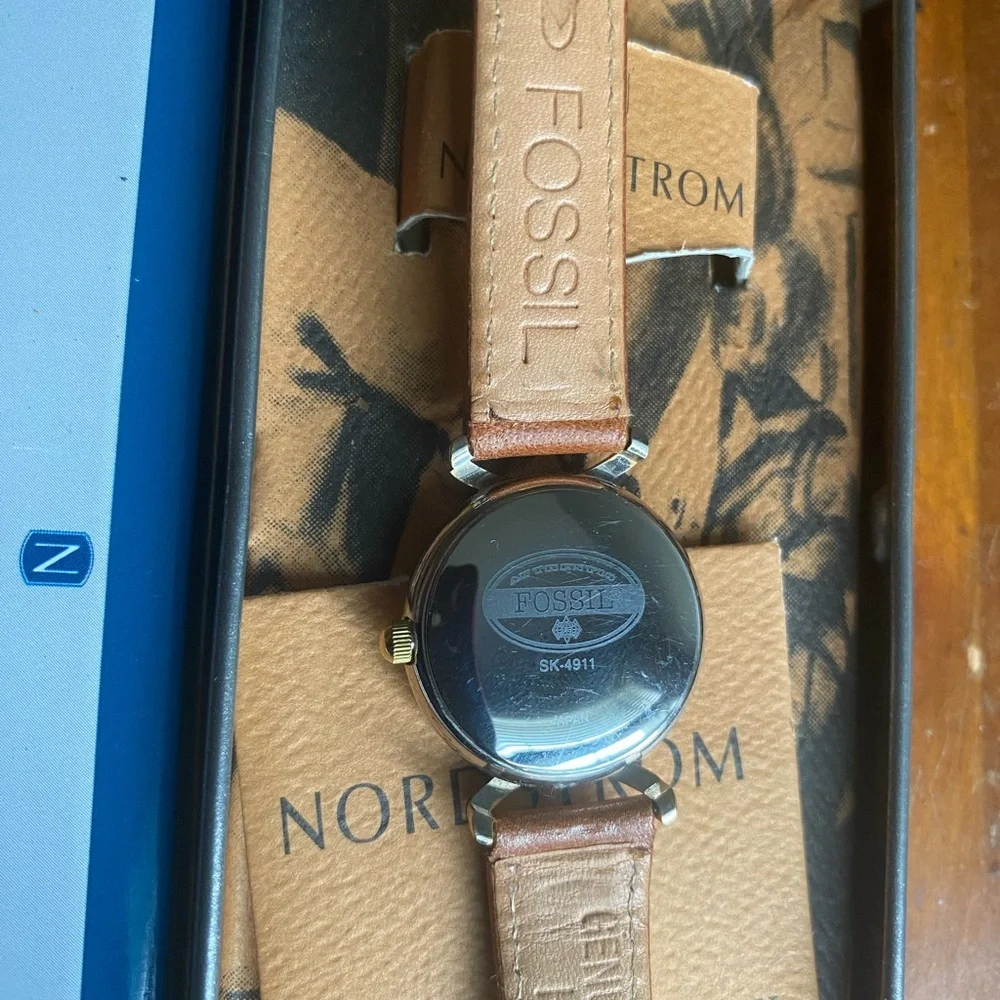 1995 SKELETON FOSSIL WATCH SK-4911